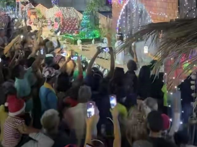 Pesebre de 45 metros en en Cumaná