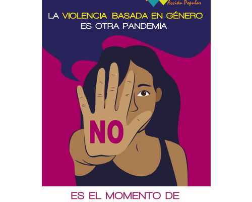 Folleto: La violencia basada en género es otra pandemia